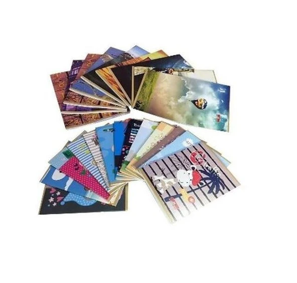 Meteksan Dikişli Defter Karton Kapak Kareli 100 YP A5 100/4-48-LI