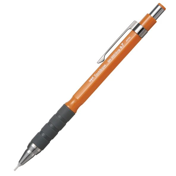 Tombow Versatil Kalem SH-300 Grip 0.7 MM Turuncu SH-GR54R7-12-LI-PKT