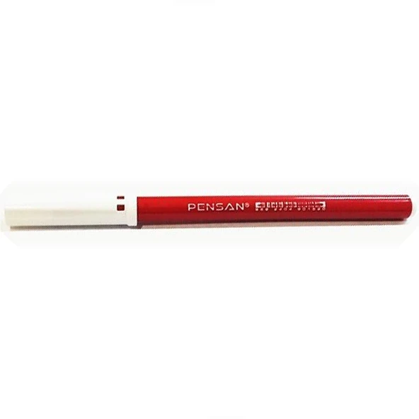 Pensan Keçeli Boya Kalemi Ofis Tipi Kırmızı 3003 ( 10 lu ) - 2
