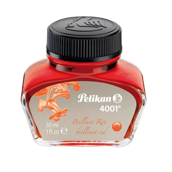 Pelikan Dolma Kalem Mürekkebi 30 ML Kırmızı 4001-6-LI-PKT ürün görseli 1