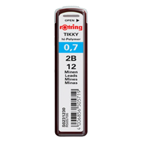 Rotring Min Hi-Polymer 2B 0.7 MM (10 adet) ürün görseli 1
