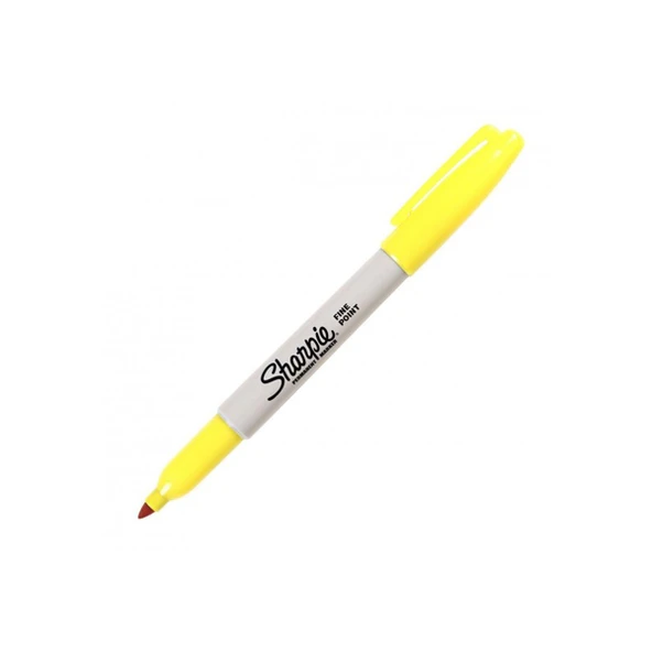 Sharpie Markör Permanent Fine Koyu Sarı (12 li)