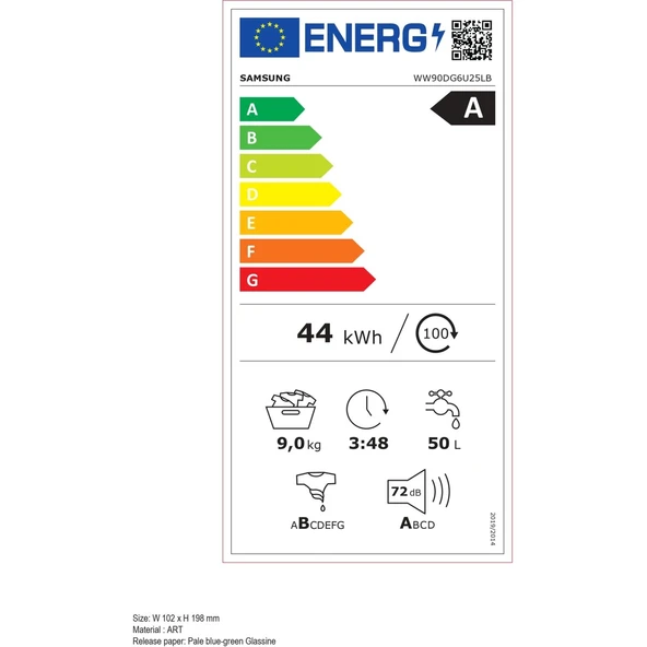 Samsung WW90DG6U25LBAH 9 kg 1400 Devir Çamaşır Makinesi - 4
