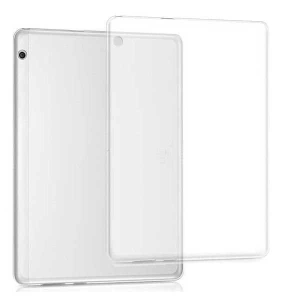 Huawei MediaPad T3 10 inç Uyumlu Şeffaf Silikon Tablet Kılıfı ürün görseli 1