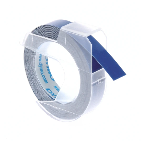 Dymo Kabartma Şerit 9MMx3M Mavi S0898140-10-LI-PKT ürün görseli 1