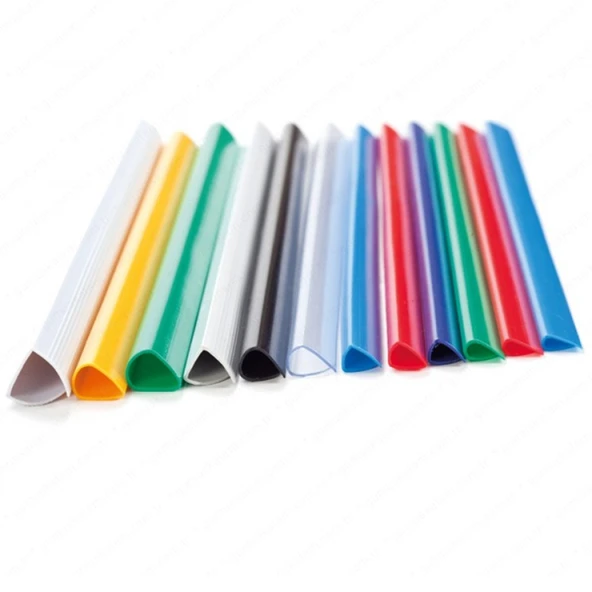Sarff Profil Sırtlık Plastik Geniş Üçgen 60 YP 15 MM Siyah (100 lü) - 2