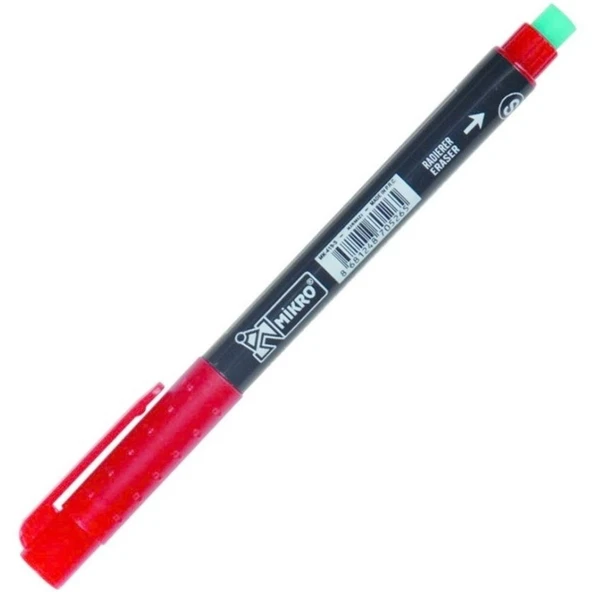 Mikro CD Kalemi Permanent S Seri Kırmızı MK-419 (12li)