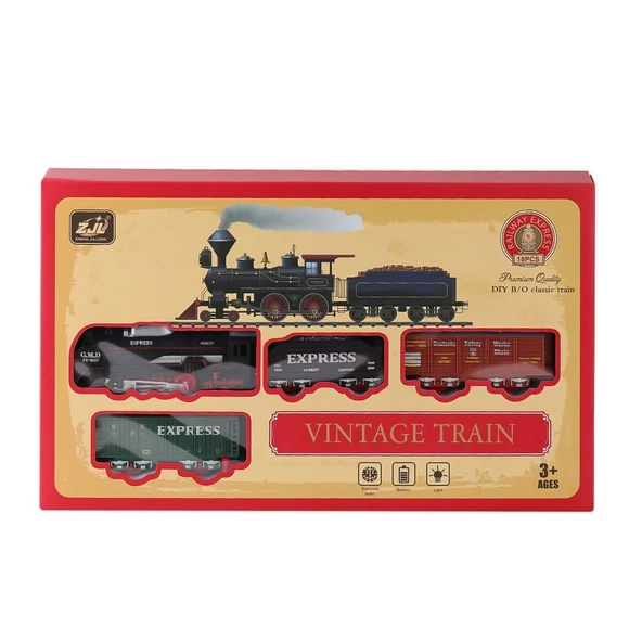 5299-69 Işıklı Tren 18 Parça - 1