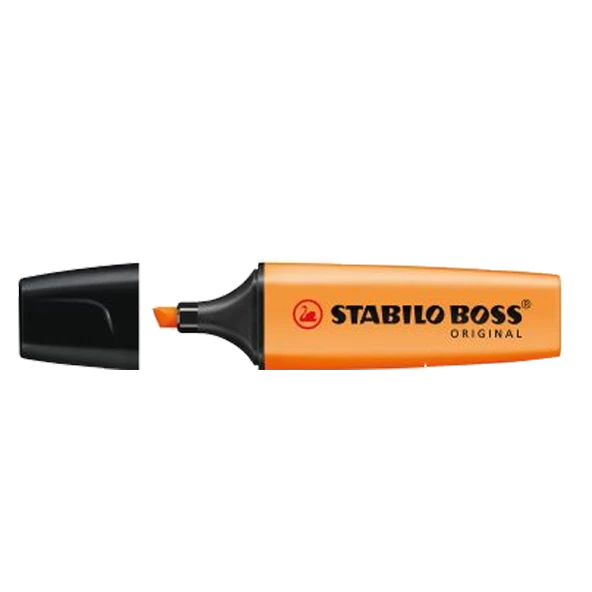 Stabilo Fosforlu Kalem  ( 10 adet)  Boss Orıgınal Turuncu 70/54 - 2