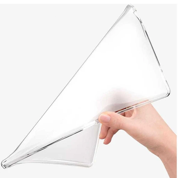 Huawei MediaPad T3 10 inç Uyumlu Şeffaf Silikon Tablet Kılıfı - Resim 3