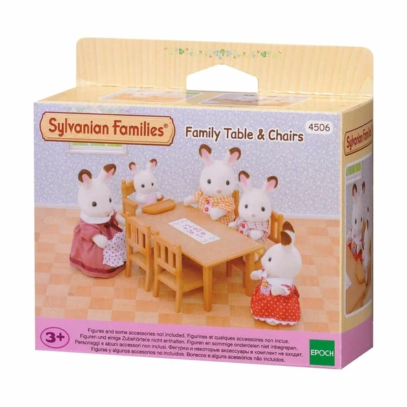 4506 Sylvanian Families Yemek Masası Seti - Figürler Ayrı Satılır +3 Yaş - 1