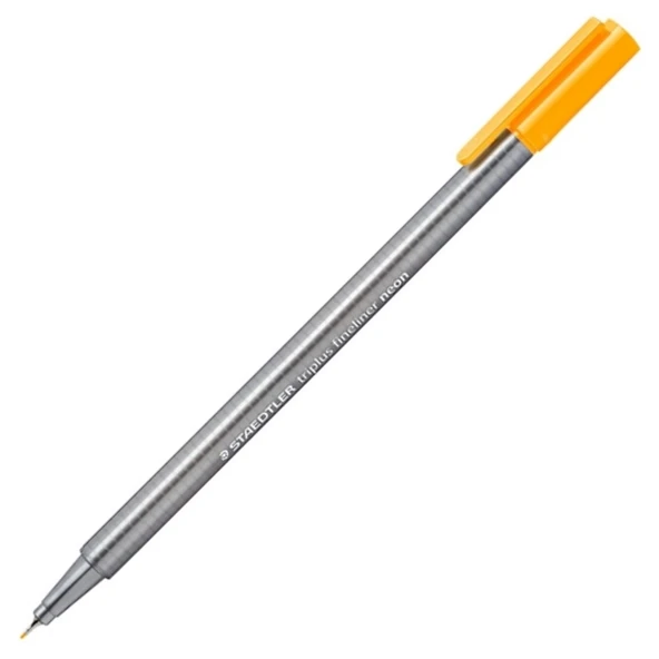 Staedtler Fineliner Triplus Üçgen 0.3 MM Neon Turuncu (10 adet) 334-401