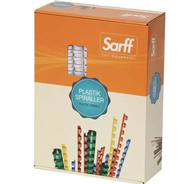 Sarff Spiral Plastik 25 SY 6 MM Beyaz 15202005 (100 klü)