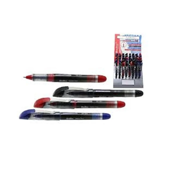 Scrikss Roller Kalem Office Bilye Uç 0.7 MM 40 LI Stand SR-68-40-LI- - 3