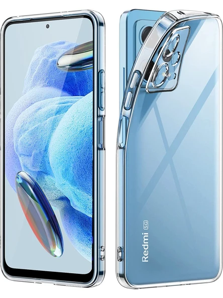 Logis Redmi Note 12 Pro 5G Kılıf Süper Silikon Şeffaf - 2