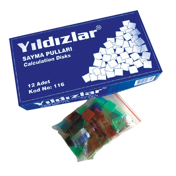 Yıldızlar Sayma Pulları 116-12-LI-PKT