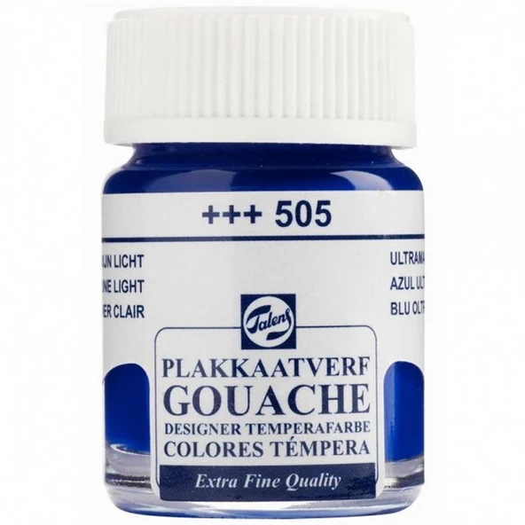Talens Guaj Boya 16 ML Ultramarine Light (Ultramarine Işık) 505--10 LU