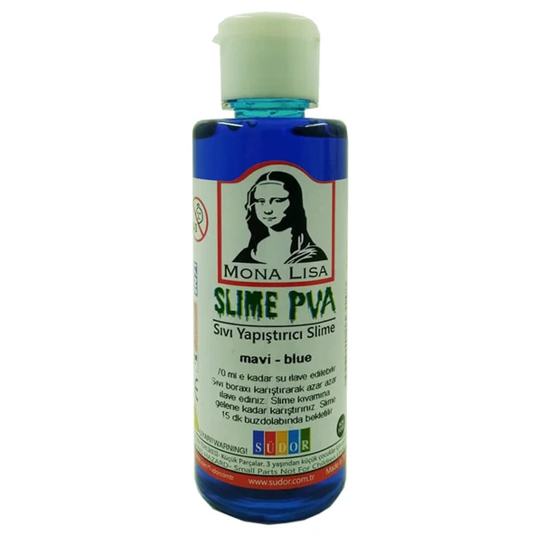 Monalisa Sıvı Yapıştırıcı Slime 70 ML Mavi (12 adet) - 2