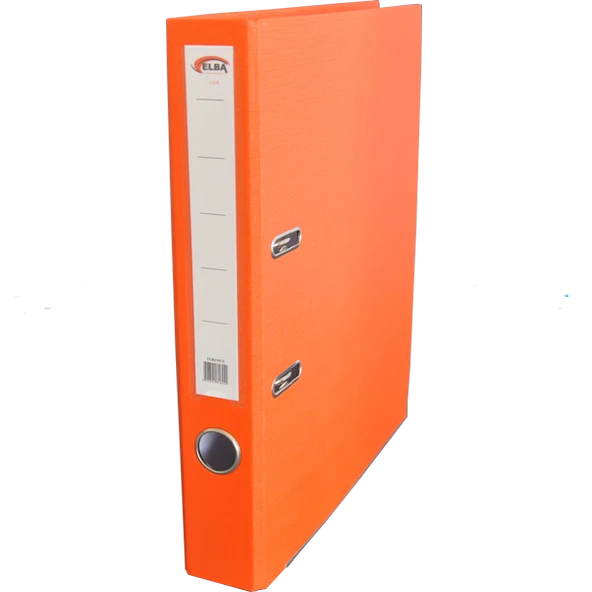 Elba Klasör Plastik Lüx Dar Turuncu (30 adet)