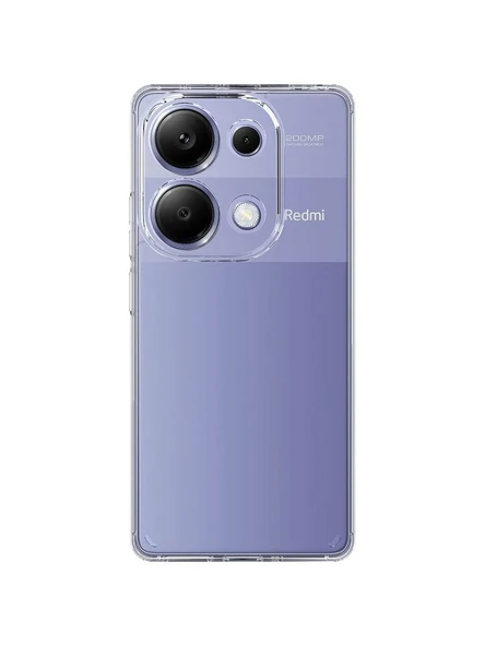 Logis Redmi Note 13 Kılıf Süper Silikon Şeffaf - 4