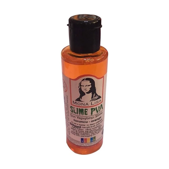Monalisa Sıvı Yapıştırıcı Slime 70 ML Turuncu (12 adet) - Resim 2