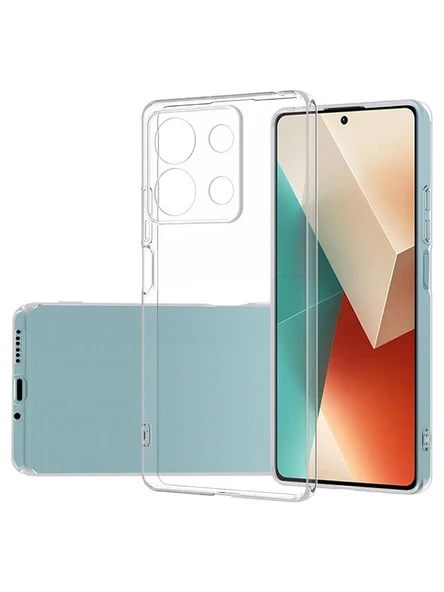 Logis Redmi Note 12 Pro Plus Kılıf Süper Silikon Şeffaf - 4