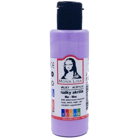 Monalisa Akrilik Boya Chalky 70 ML Lila SD170-06 (12 adet)