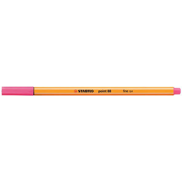 Stabilo Keçe Uçlu İnce Kalem ( 10 adet) 88 Point 0.4 MM Açık Pembe 88/17