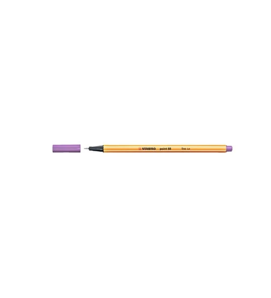Stabilo Keçe Uçlu İnce Kalem  ( 10 adet) 88 Point 0.4 MM Açık Lila 88/59