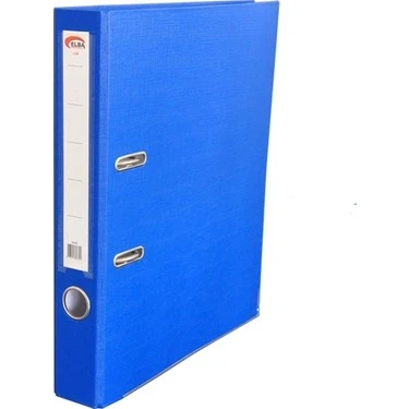 Elba Klasör Plastik Lüx DMO Dar Mavi (10 adet)