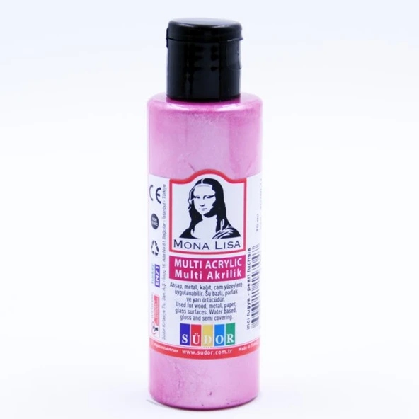 Monalisa Multi Akrilik 70 ML İnci Fuşya(12 Li Paket)