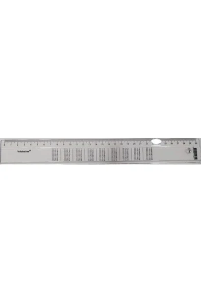 Yıldızlar Cetvel Plastik Çarpım Tablolu 30 CM (24 adet) 164