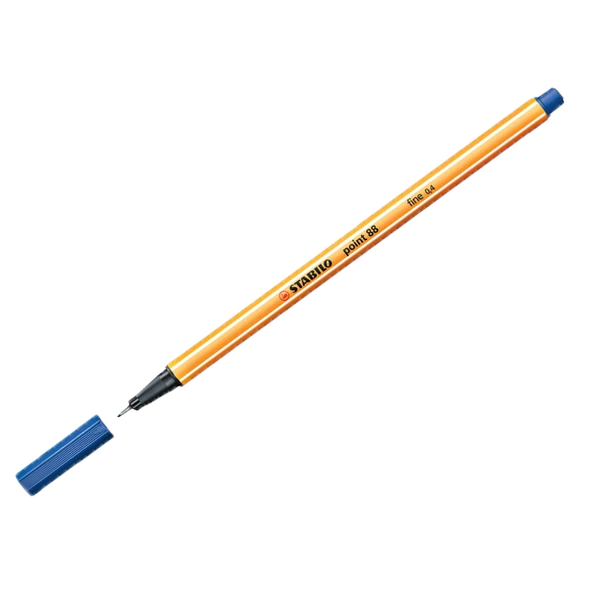 Stabilo Keçe Uçlu İnce Kalem( 10 adet)  88 Point 0.4 MM Mavi 88/41