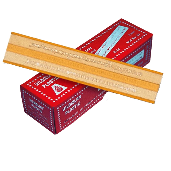 Yıldızlar Yazı Şablonu Teknik 3 MM 51--20Lİ