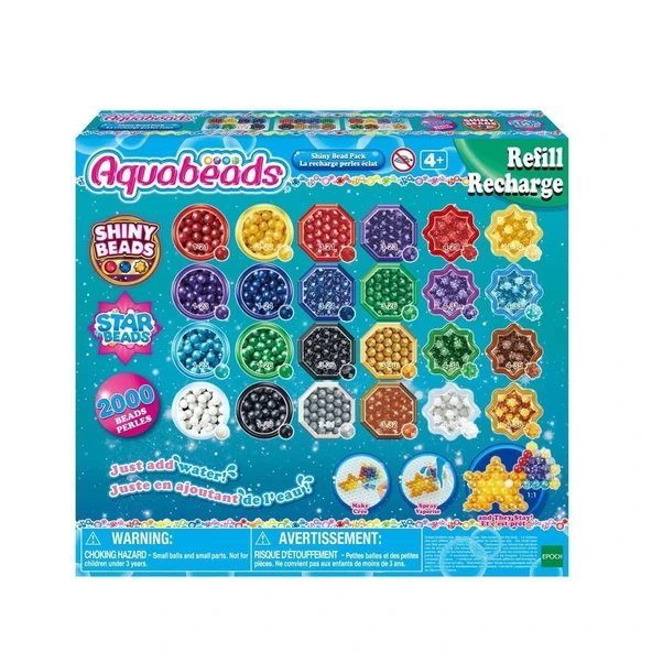 31995 Aquabeads Parlak Boncuk Paketi (yedek Paket) 2000 Parça +4 Yaş