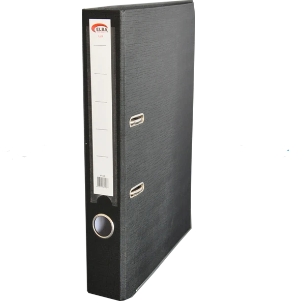 Elba Klasör Plastik Lüx Dar Siyah (30 adet)