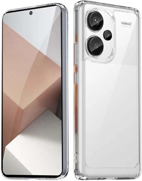 Logis Redmi Note 13 Pro Plus Kılıf Süper Silikon Şeffaf - 1