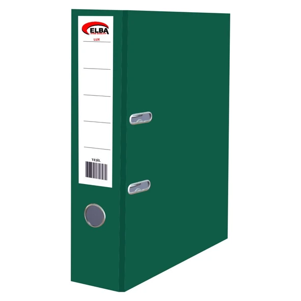 Elba Klasör Plastik Lüx Geniş Yeşil (25 adet) - 2