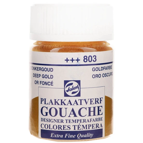 Talens Guaj Boya 16 ML Deep Gold (Derin Altın) 803 (10 adet)