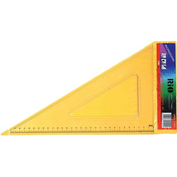 Rio Büyük Boy Lüx Gönye 32 CM 60 Derece 511--48 Lİ