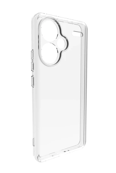 Logis Redmi Note 12 Pro Plus Kılıf Süper Silikon Şeffaf - 6