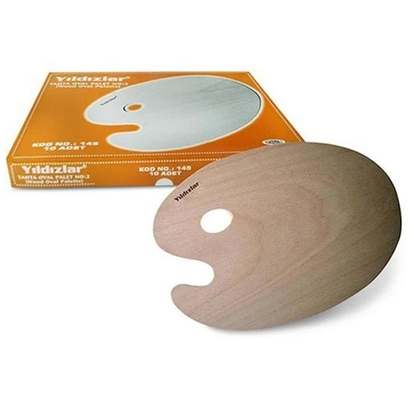 Yıldızlar Palet Ahşap Oval No:2 145--10 LU