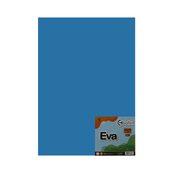 Bafix Eva Düz Renk 2.0 MM 50x70 Mavi (10 adet)