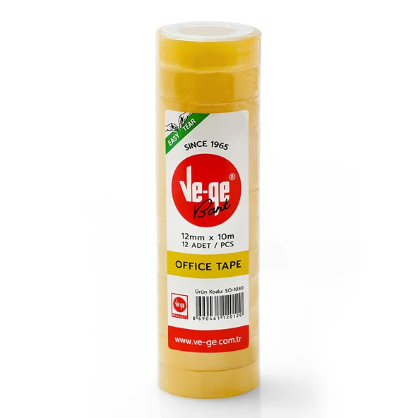 Ve-Ge Selefon Bant Offıce Tape 12x10--12 Lİ ürün görseli