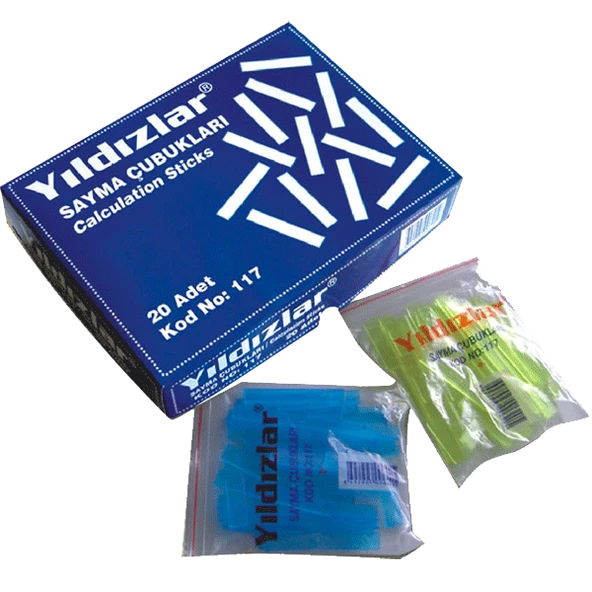 Yıldızlar Sayma Çubukları 117--20 Lİ - Resim 2