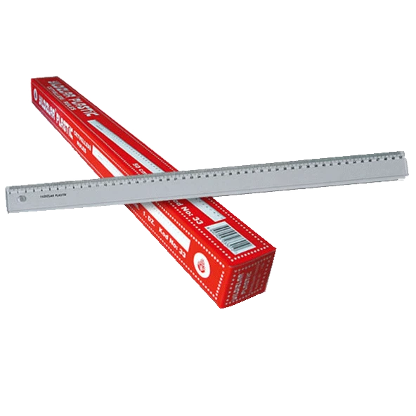 Yıldızlar Standart Cetvel Plastik 50 CM 33--12 li - 2