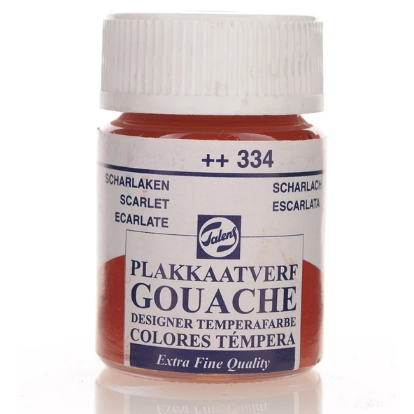 Talens Guaj Boya 16 ML Scarlet (Kırmızı) 334--10 LU