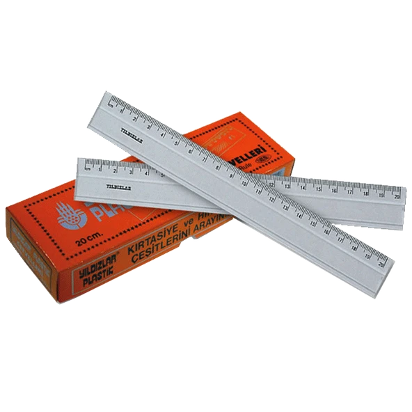 Yıldızlar Standart Cetvel Plastik 20 CM 4-24-LI-PKT - Resim 2