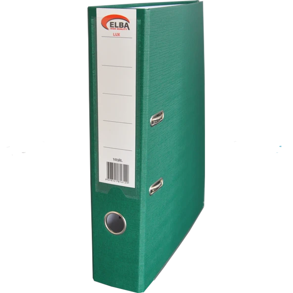 Elba Klasör Plastik Lüx Geniş Yeşil (25 adet)