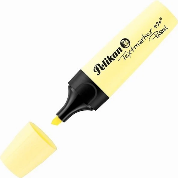 Pelikan Fosforlu Kalem Pastel Sarı 490 (10 lu paket)